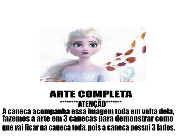 Caneca Polímero Frozen 2 Personalizada