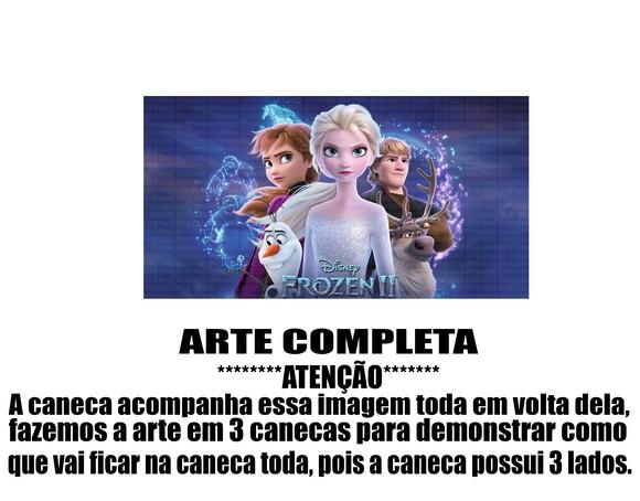 Caneca Polímero Frozen 2 Personalizada