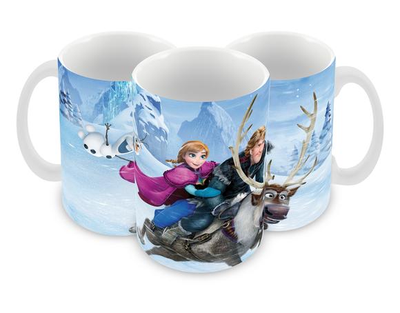 Caneca Polímero Frozen Personalizada