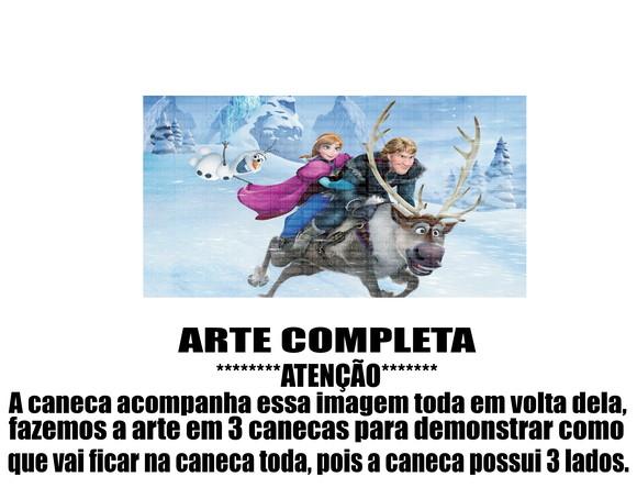 Caneca Polímero Frozen Personalizada