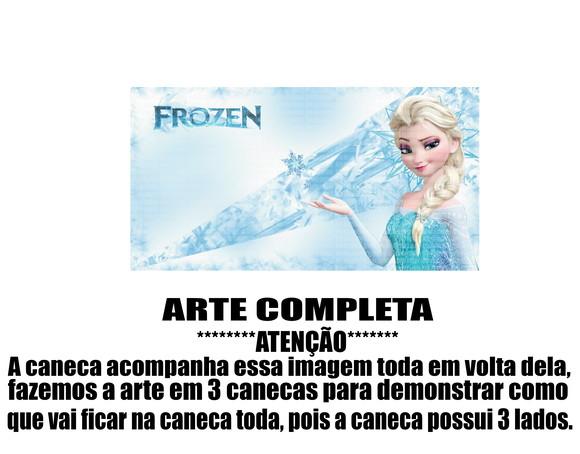 Caneca Polímero Frozen Personalizada