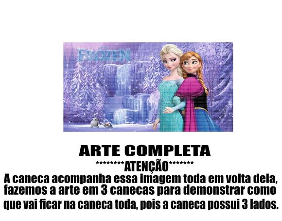 Caneca Polímero Frozen Personalizada