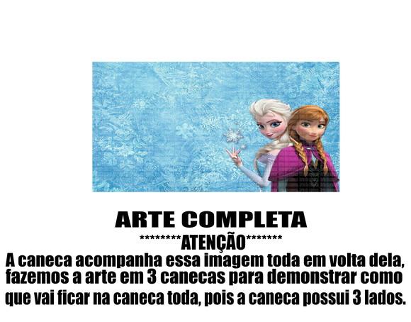 Caneca Polímero Frozen Personalizada