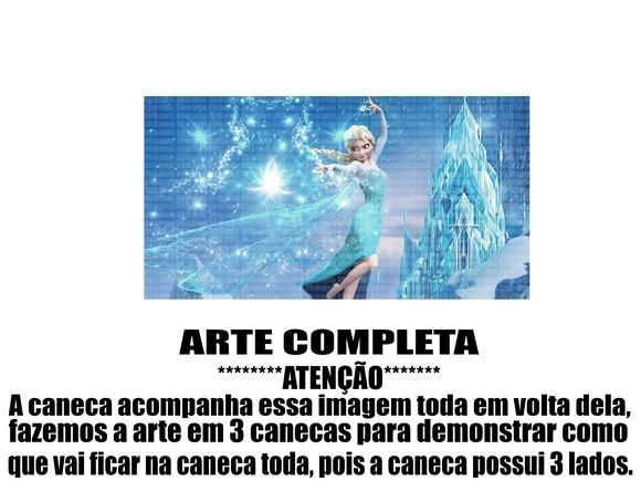 Caneca Polímero Frozen Personalizada