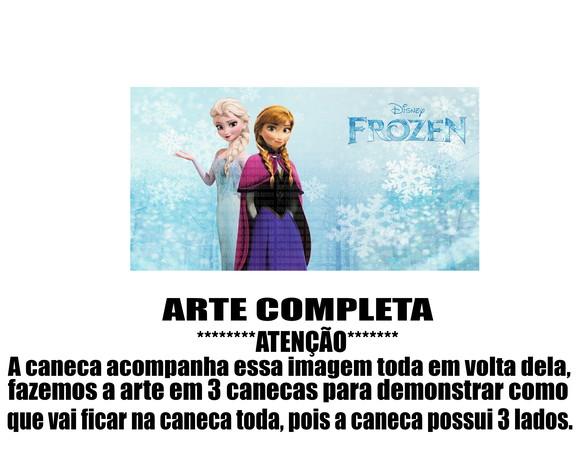 Caneca Polímero Frozen Personalizada