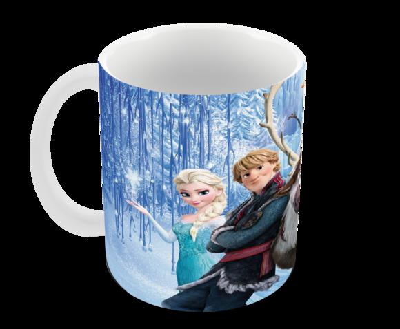 Caneca Polímero Frozen Personalizada