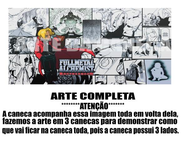 Caneca Polímero Fullmetal Alchemist Personalizada
