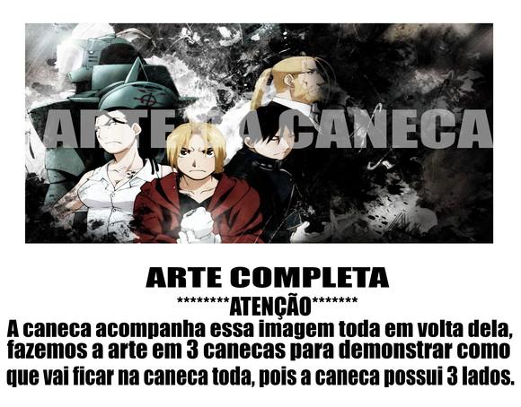 Caneca Polímero Fullmetal Alchemist Personalizada
