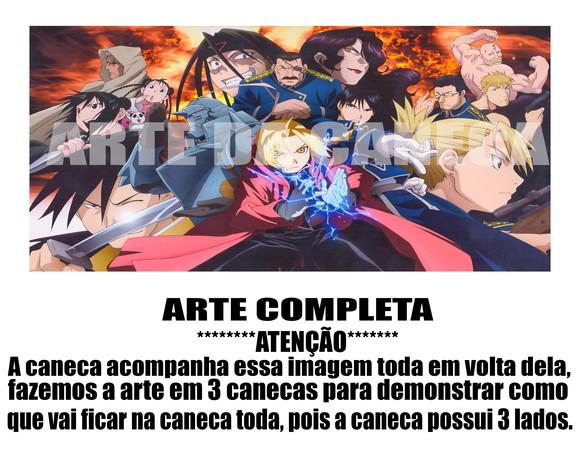 Caneca Polímero Fullmetal Alchemist Personalizada