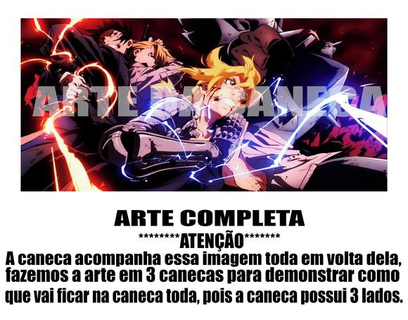 Caneca Polímero Fullmetal Alchemist Personalizada