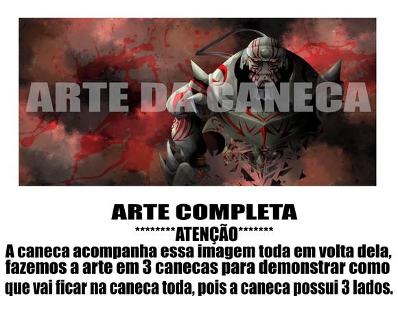 Caneca Polímero Fullmetal Alchemist Personalizada