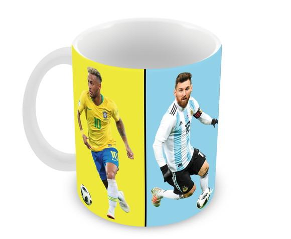 Caneca Polímero Futebol Personalizada