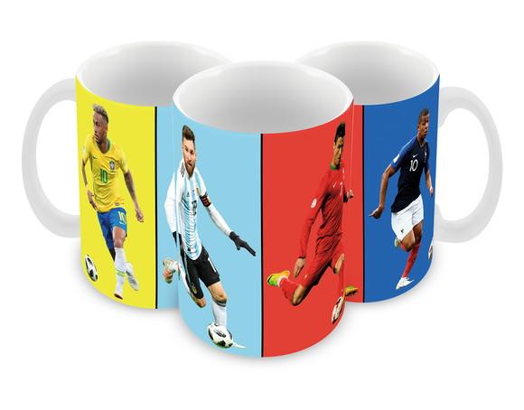 Caneca Polímero Futebol Personalizada