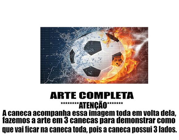 Caneca Polímero Futebol Personalizada