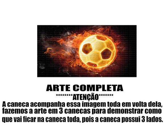 Caneca Polímero Futebol Personalizada
