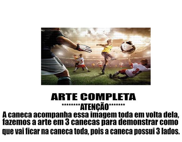 Caneca Polímero Futebol Personalizada