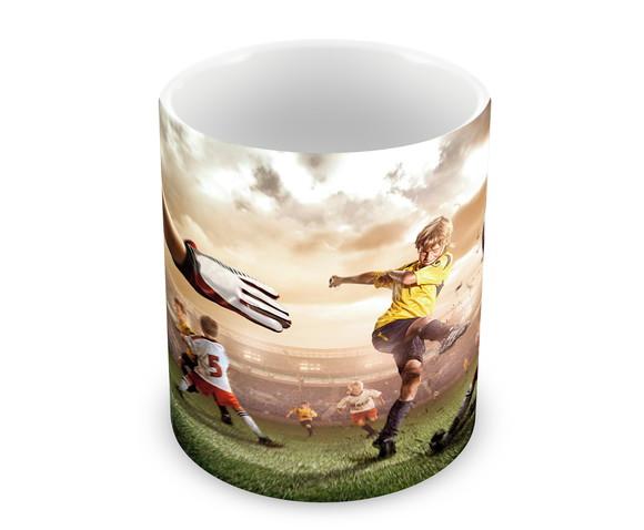 Caneca Polímero Futebol Personalizada