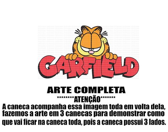 Caneca Polímero Garfield Personalizada