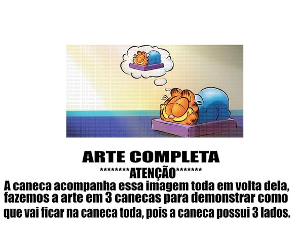 Caneca Polímero Garfield Personalizada