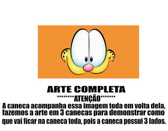 Caneca Polímero Garfield Personalizada