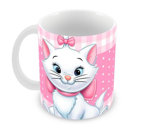 Caneca Polímero Gatinha Marie Personalizada