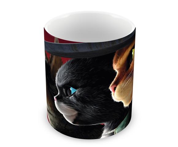 Caneca Polímero Gato de Botas 2 Personalizada