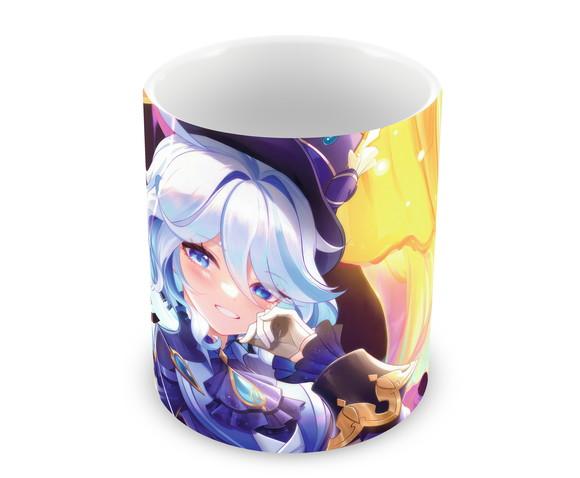 Caneca Polímero Genshin Impact Furina Personalizada
