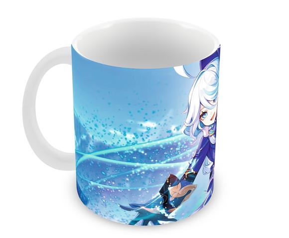 Caneca Polímero Genshin Impact Furina Personalizada