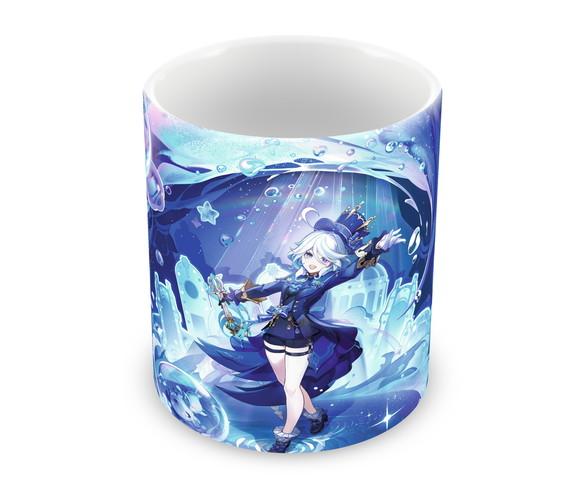 Caneca Polímero Genshin Impact Furina Personalizada