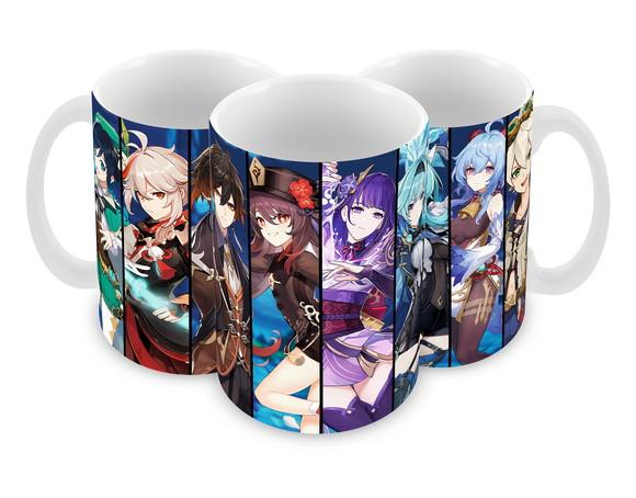Caneca Polímero Genshin Impact Personalizada