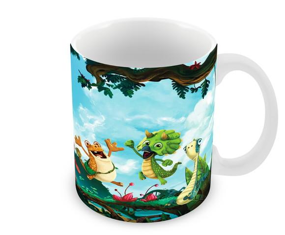Caneca Polímero Gigantossauro Personalizada