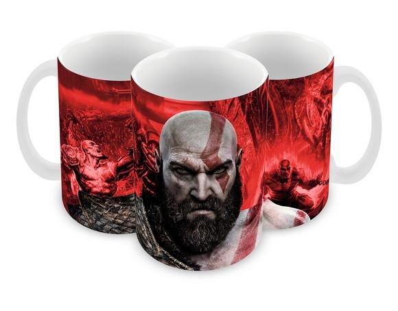 Caneca Polímero God Of War Personalizada