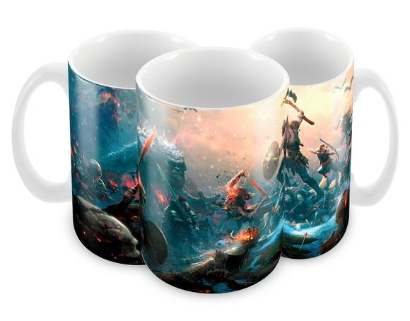 Caneca Polímero God Of War Personalizada