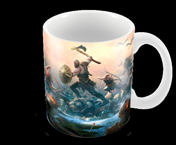 Caneca Polímero God Of War Personalizada