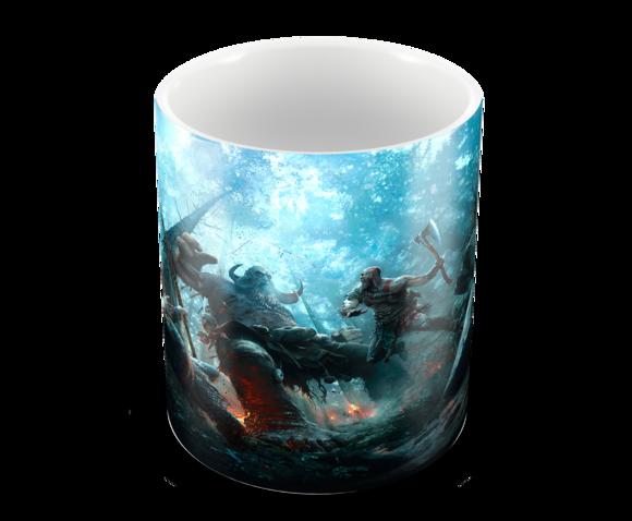 Caneca Polímero God Of War Personalizada
