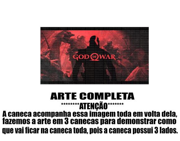 Caneca Polímero God Of War Personalizada