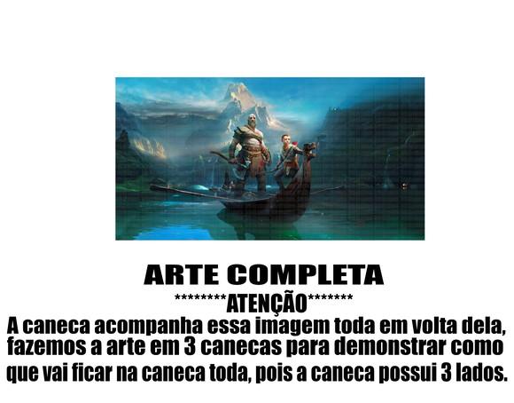 Caneca Polímero God Of War Personalizada