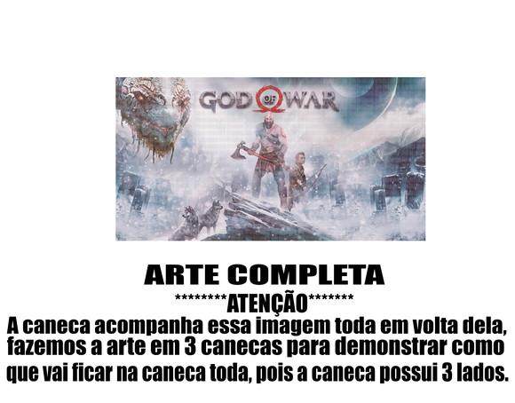 Caneca Polímero God Of War Personalizada