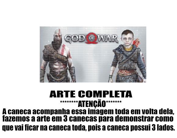 Caneca Polímero God Of War Personalizada