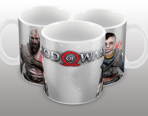 Caneca Polímero God Of War Personalizada