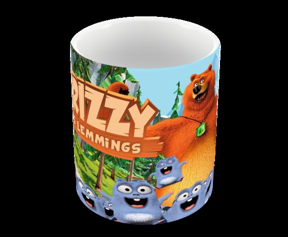 Caneca Polímero Grizzy e os Lemmings Personalizada