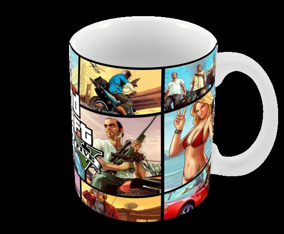 Caneca Polímero Gta V Personalizada