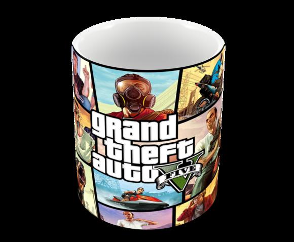 Caneca Polímero Gta V Personalizada