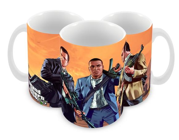Caneca Polímero Gta V Personalizada