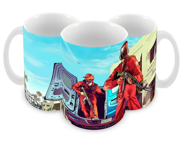 Caneca Polímero Gta V Personalizada