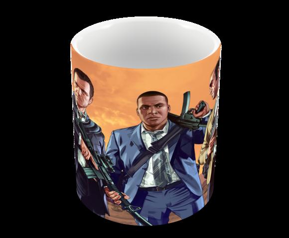 Caneca Polímero Gta V Personalizada
