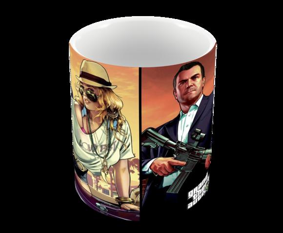 Caneca Polímero Gta V Personalizada