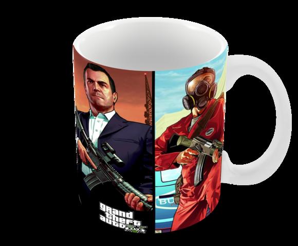 Caneca Polímero Gta V Personalizada