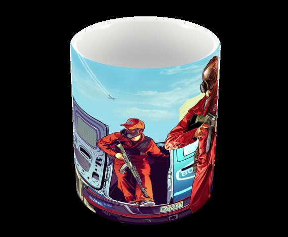 Caneca Polímero Gta V Personalizada