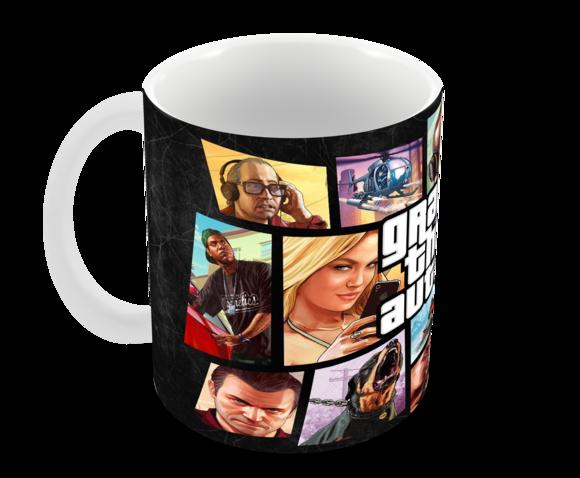 Caneca Polímero Gta V Personalizada